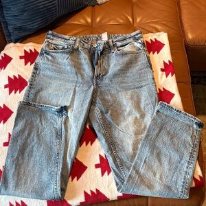 H&M Light Blue Straight Leg Jeans